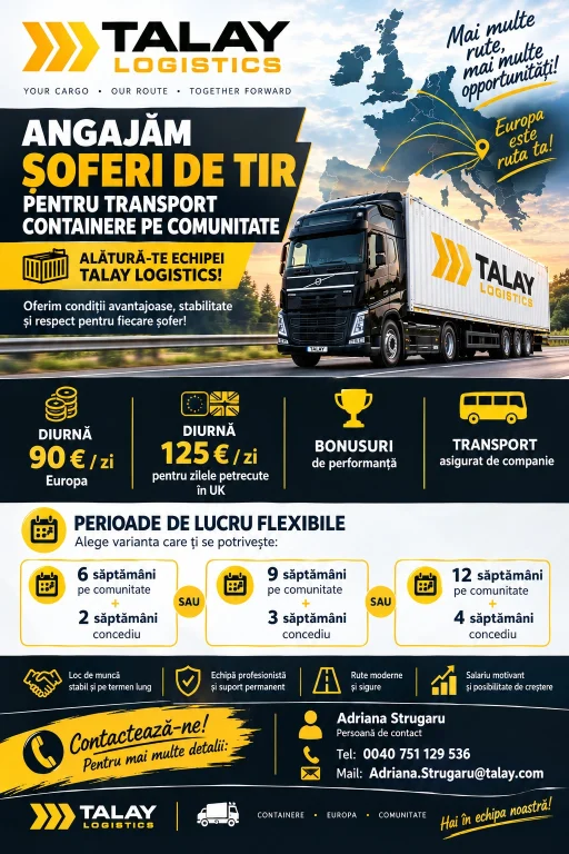 Imagine de profil TALAY LOGISTICS ROMANIA